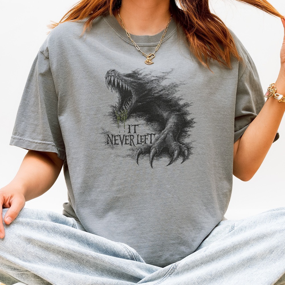 It Never Left Dark Creature Emerging from the Swamp Tee